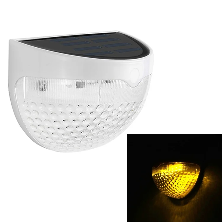 Semi-circular IP55 Waterproof Solar Light Control Fence Light Garden Lamp