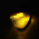 Semi-circular IP55 Waterproof Solar Light Control Fence Light Garden Lamp - Image 2