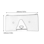 2 PCS Cartoon Dog Simple Big Capacity Pencil Bag Office School Student Supplie Stationery - Image 4