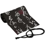 Calligraphy Cute Canvas Roll School Pencil Case Pencilcase Student Pen Bag Stationery Pouch Supplies - Image 4