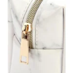 Cute Marble Pattern Pencil Cases Big Capacity PU Leather Cosmetic Bag Pencil Bag School Office Supplies - Image 5