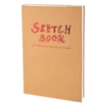 BN5704 Sketchbook Notepad Artist Sketch Drawing Design 120 Sheets Vintage Sketch Book Diary Drawing Notebook - Image 3
