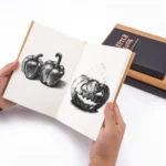 BN5704 Sketchbook Notepad Artist Sketch Drawing Design 120 Sheets Vintage Sketch Book Diary Drawing Notebook - Image 6