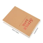 BN5704 Sketchbook Notepad Artist Sketch Drawing Design 120 Sheets Vintage Sketch Book Diary Drawing Notebook - Image 9