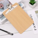 10 PCS Portable A4 / A5 Wooden Writing Clip Board File Hardboard with Batterfly Clip - Image 3