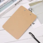 10 PCS Portable A4 / A5 Wooden Writing Clip Board File Hardboard with Batterfly Clip - Image 4