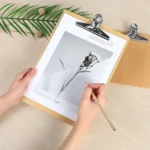 10 PCS Portable A4 / A5 Wooden Writing Clip Board File Hardboard with Batterfly Clip - Image 7