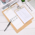 10 PCS Portable A4 / A5 Wooden Writing Clip Board File Hardboard with Batterfly Clip - Image 8