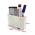 2 PCS Magnetic Plastic Storage Box Drawer Blackboard Chalk Pens Desk Storage Organiser Home Storage Boxes - Image 2