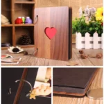 6 inch 32 Pages Wooden Photo Album Baby Growth Memory Life Photo Record Book - Image 4