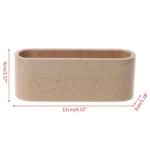 Wooden Table Business Card Display Stand Memo Holder Storage Box Organizer - Image 2