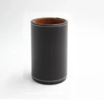 Faux Leather Leather Penholder Desk Supplies Organizer - Image 2