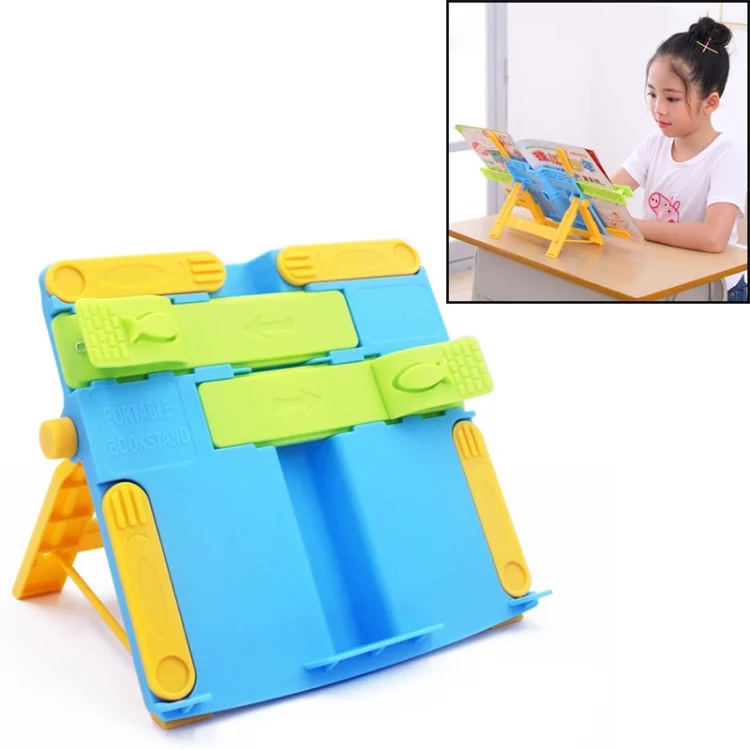 Creative Folding Bookshelf Upgraded Portable Folding Student Book Stand Book Holder