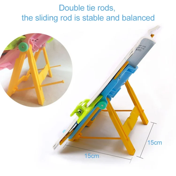 TBD0307520901B_2.webp Creative Folding Bookshelf Upgraded Portable Folding Student Book Stand Book Holder - Image 3