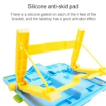 Creative Folding Bookshelf Upgraded Portable Folding Student Book Stand Book Holder - Image 4