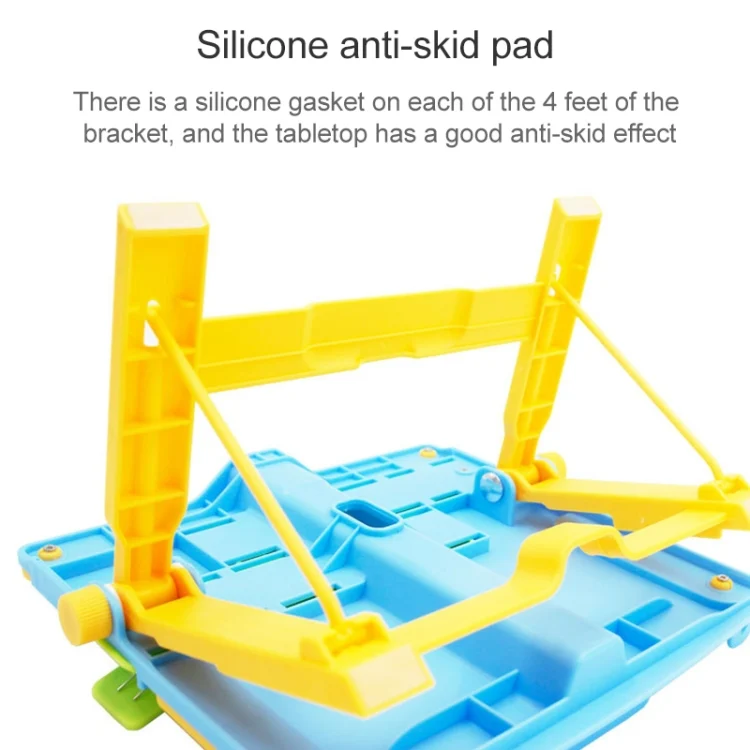TBD0307520901B_3.webp Creative Folding Bookshelf Upgraded Portable Folding Student Book Stand Book Holder - Image 4