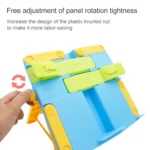 Creative Folding Bookshelf Upgraded Portable Folding Student Book Stand Book Holder - Image 5