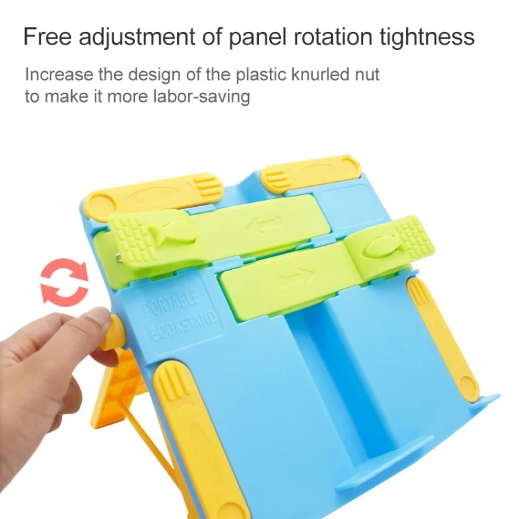 TBD0307520901B_4.webp Creative Folding Bookshelf Upgraded Portable Folding Student Book Stand Book Holder - Image 5