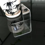 Clear Acrylic Bookends L-shaped Desk Organizer Desktop Book Holder School Stationery Office Accessories - Image 3