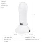 Portable Manual Thermostat Wax Machine Hair Removal Wax Bean Heater, EU Plug - Image 3