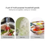 Stainless Steel Foldingf Filter Kitchen Tools Drainage Household Retractable Vegetable Fruit Basket - Image 12