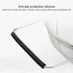 Stainless Steel Foldingf Filter Kitchen Tools Drainage Household Retractable Vegetable Fruit Basket - Image 5