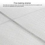 Stainless Steel Foldingf Filter Kitchen Tools Drainage Household Retractable Vegetable Fruit Basket - Image 6
