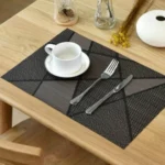 Creative Environmentally Friendly Simple Table Mats Coffee Cup Pad, Size: 30x45cm - Image 5