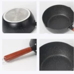 Japanese Style Pan Maifan Stone Non-stick Pot Mini Wooden Pot Small Milk Pot Household Pot - Image 3