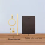 Wood Base Hand Coffee Filter Holder Adjustable Filter Holder - Image 6