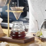 Wood Base Hand Coffee Filter Holder Adjustable Filter Holder - Image 8