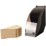 Filter Paper Holder Tapered Filter Paper Box Filtering Paper Storage Rack Stand Coffee Tools with Dust-Proof Cover - Image 2