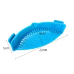 Silicone Pot Filter Kitchen Clip Pot Filter Drain Excess Liquid Drain Pasta Vegetable Cookware - Image 2