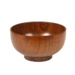 Adult Children Jujube Solid Wood Bowl Soup Noodle Bowl Household Tableware - Image 2