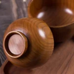 Adult Children Jujube Solid Wood Bowl Soup Noodle Bowl Household Tableware - Image 7