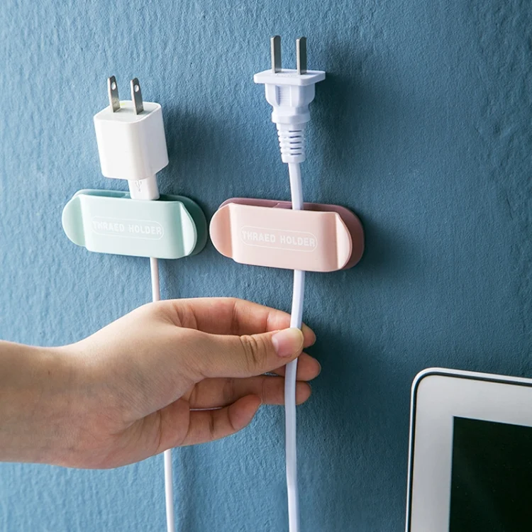TBD0324243001A_4.webp 4 in 1 Multifunctional Home Creative Free Punching Plug Holder Wire Storage Artifact - Image 5
