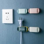 4 in 1 Multifunctional Home Creative Free Punching Plug Holder Wire Storage Artifact - Image 7