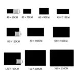 National Style Abstract Dark Blue Art Carpets Living Room Bedroom Floor Mat - Image 2