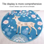 Circular Water Uptake Carpet Floot Mat Cartoon Door Mat, - Image 7