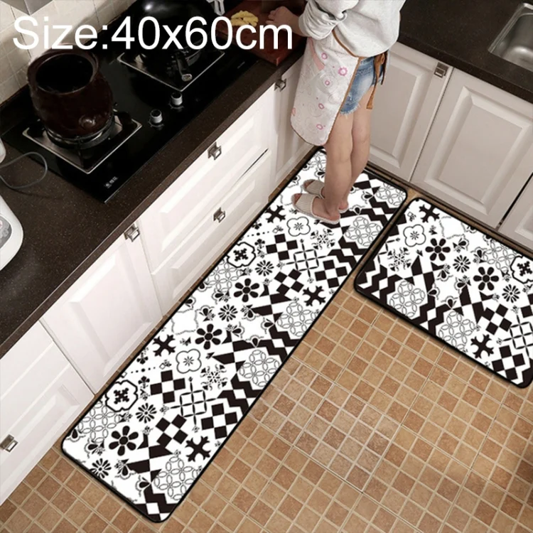 TBD0324614601A.webp Geometric Lattice Carpet Kitchen Bath Antiskid Mat - Image 1