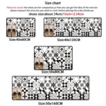 Geometric Lattice Carpet Kitchen Bath Antiskid Mat - Image 2