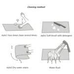 Retro Mat Flannel Velvet Carpet Play Basketball Game Mats Baby Crawling Bed Rugs - Image 5