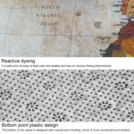 Retro Mat Flannel Velvet Carpet Play Basketball Game Mats Baby Crawling Bed Rugs - Image 3