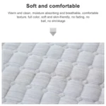 3 PCS / Set Universal Anti-Dust Cover Fabric Zipper Toilet Seat - Image 4