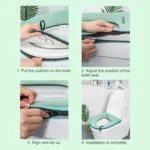 Washable Bathroom Toilet Seat Cover Warmer Soft Cushion Pad Closestool Lid Mat Household Products - Image 10