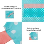 Candy-Colored Dots Sleeveless Kitchen Work Apron - Image 5