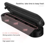 Food Small Vacuum Sealing Machine Household USB Charging Automatic Kitchen Fresh-keeping Machine - Image 3