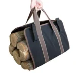 Outdoor Large Capacity Canvas Logging Package Firewood Storage Bag - Image 4
