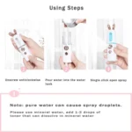 Facial Steamer Nano Spray Water Replenishing Instrument Portable Cold Spray Machine Charging Beauty Instrument Alcohol Disinfection - Image 5