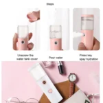 Facial Hydration Instrument Air Humidifier USB Beauty Cold Spray Instrument Auto Alcohol Disinfection Spayer - Image 8
